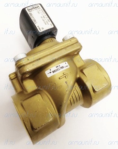 Клапан электромагнитный, тип 6281 EV, A 25 NBR MS, G 1 1/4, PN 0.2-16 bar, 230 V, DC, 50-60 Hz, 8 W, 00221861, Burkert