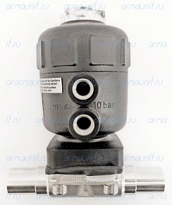 Клапан мембранный с пневмоприводом, тип 2031, A 15.0 EPDM VG, D19, Pmed 5 bar, Pilot 5-10 bar, Burkert