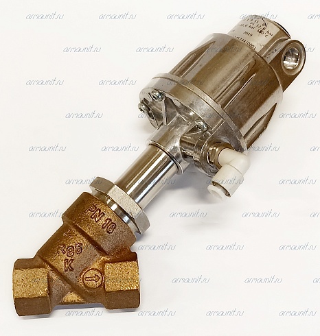 Клапан наклонный седельный с пневмоприводом, 514 15D, 1 9 51 0, Gemu