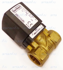 Клапан электромагнитный, тип 6213 EV, A 10 NBR MS, G 1/2, PN 0-10 bar, 24 V, DC, 10 W, 00221606, Burkert