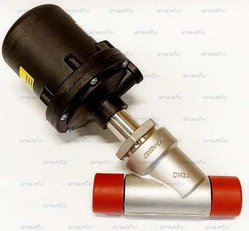 Клапан наклонный седельный с пневмоприводом, 554 25D, 5934 51 1, Gemu