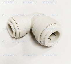 Уголок понижающий PP211612W, 1/2" х 3/8", цанга/цанга, полипропилен, JG