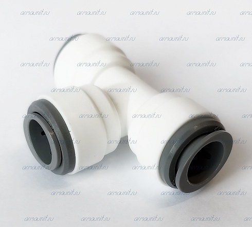 Тройник равнопроходный, 1/2" х 1/2" х 1/2", цанга/цанга/цанга (PP0216W, JG)