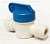 Кран шаровой запорный PPSV011223W, 3/8" х 3/8", цанга/наружная резьба, JG