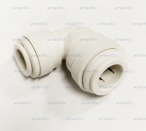 Уголок понижающий PP211612W, 1/2" х 3/8", цанга/цанга, полипропилен, JG