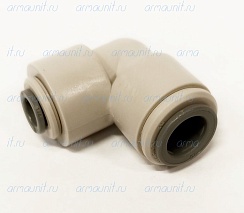 Уголок понижающий PI211208S, 3/8" х 1/4", цанга/цанга, ацеталь-сополимер, JG