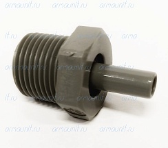 Коннектор PI050823S, 1/4" x 3/8", стержень/нар. резьба NPTF, JG