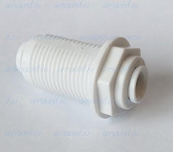 Коннектор для перегородки, 1/4", цанга (PI1208S, JG)