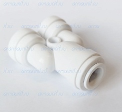 Распределитель 2-ходовой, 3/8" х 1/4" х 1/4", цанга/цанга/цанга (PP241208W, JG)