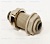Коннектор для перегородки с гайкой PI1208S, 1/4", цанга, ацеталь-сополимер, JG