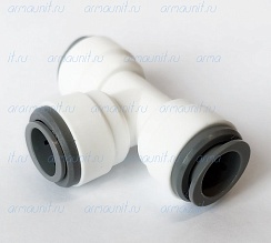 Тройник равнопроходный, 1/2" х 1/2" х 1/2", цанга/цанга/цанга (PP0216W, JG)