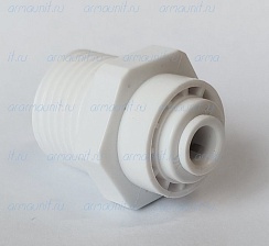 Коннектор, 1/4" х 1/2", цанга/наруж. резьба (CI320814S, JG)