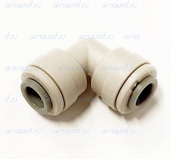Уголок PI0308S, 1/4" х 1/4", цанга/цанга, ацеталь-сополимер, JG