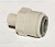 Коннектор PI011221S, 3/8" x 1/8", цанга/наружн. резьба, BSP, ацеталь-сополимер, JG