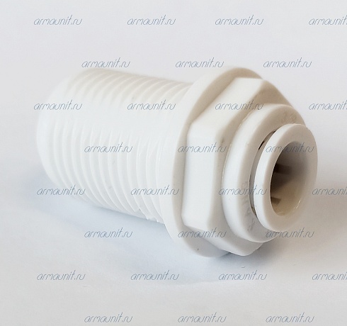 Коннектор для перегородки, 3/8", цанга (PI1212S, JG)