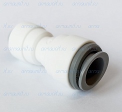 Коннектор прямой понижающий, 1/2" х 3/8", цанга/цанга (PI201612S/PP201612W, JG)