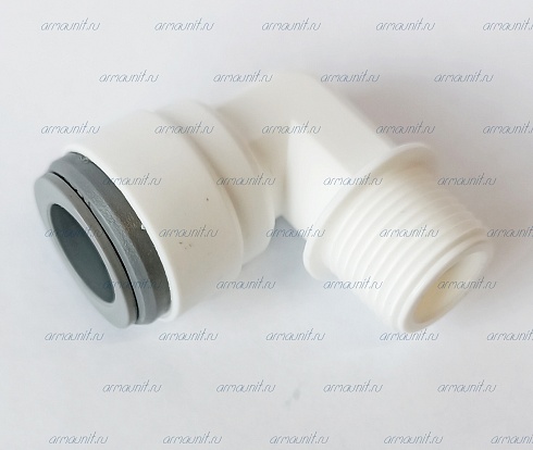 Уголок резьбовой, 1/2" х 3/8", цанга/наруж. резьба (PP481623W, JG)