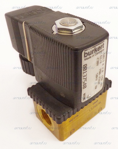 Клапан электромагнитный, тип 6013 A 2.0 FKM MS, G 1/4, PN 0-25 bar, 230 V, 50 Hz, 8 W, 00137540, Burkert