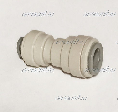 Коннектор прямой понижающий PI201208S, 3/8" х 1/4", цанга/цанга, ацеталь-сополимер, JG
