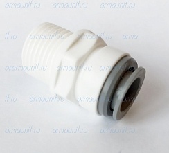 Коннектор, 1/2" x 1/2", цанга/наружн. резьба (PI011604S, JG)