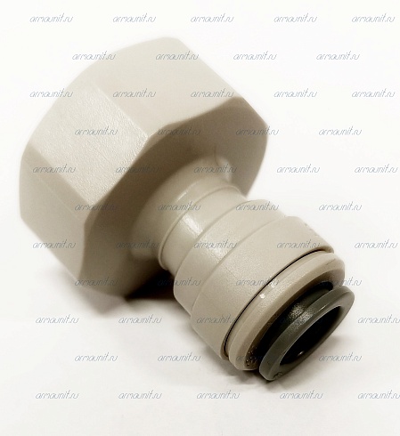 Переходник CI321216FS, 3/8" x 3/4", цанга/внут. резьба BSP, ацеталь-сополимер, JG