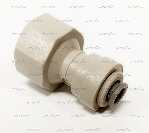 Переходник CI320814S, 1/4" x 1/2", цанга/внут. резьба BSP, ацеталь-сополимер, JG