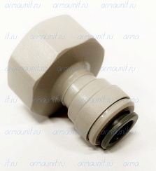 Переходник CI321216FS, 3/8" x 3/4", цанга/внут. резьба BSP, ацеталь-сополимер, JG