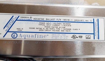 Балласт P/N 16518-1, Aquafine