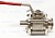 Кран шаровой с ручным управлением PS 4LBWNI025AOXM- KN4125, Meca-inox