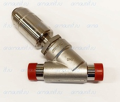 Клапан наклонный седельный с пневмоприводом, 550 25D, 1734 511 G1, Gemu